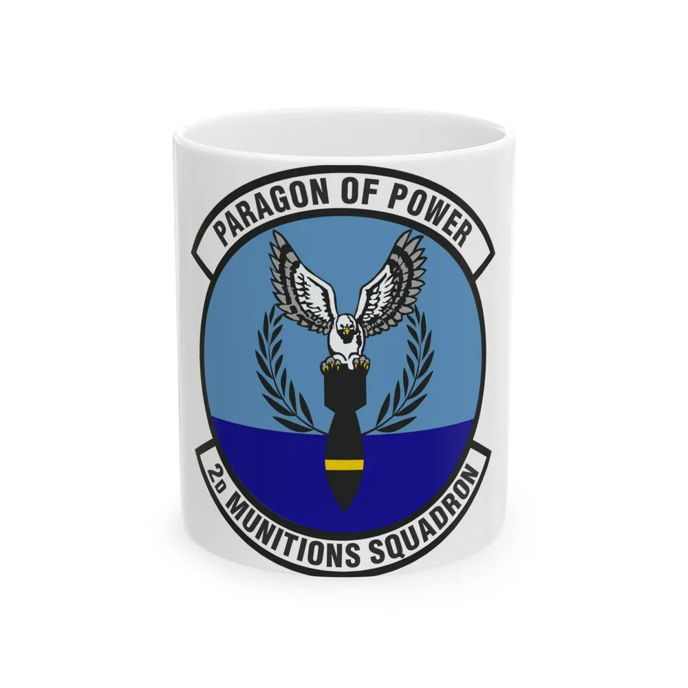 2d Munitions Squadron (U.S. Air Force) White Coffee Mug-11oz-Go Mug Yourself