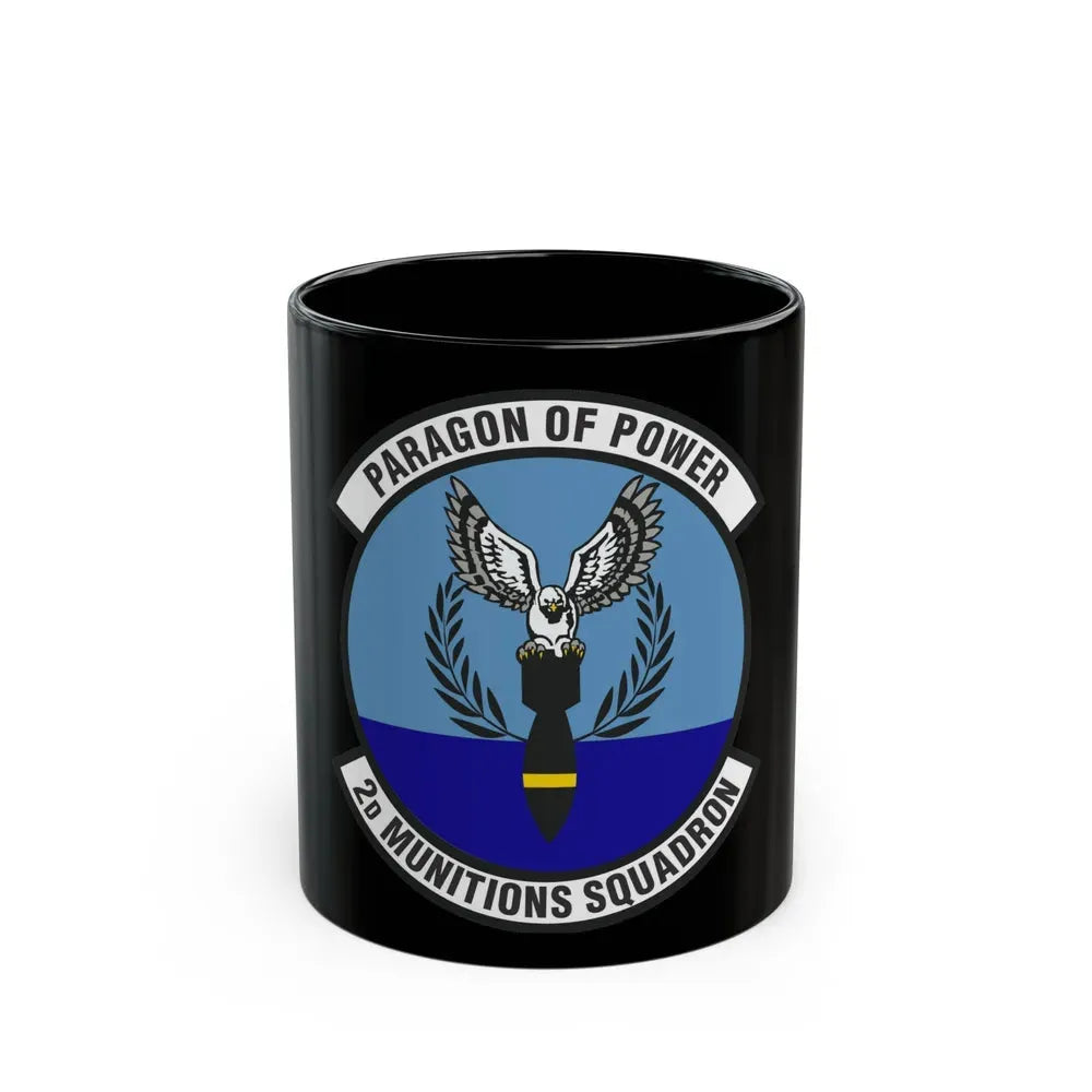 2d Munitions Squadron (U.S. Air Force) Black Coffee Mug 11oz - Go Mug Yourself