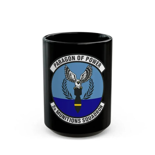2d Munitions Squadron (U.S. Air Force) Black Coffee Mug 15oz - Go Mug Yourself