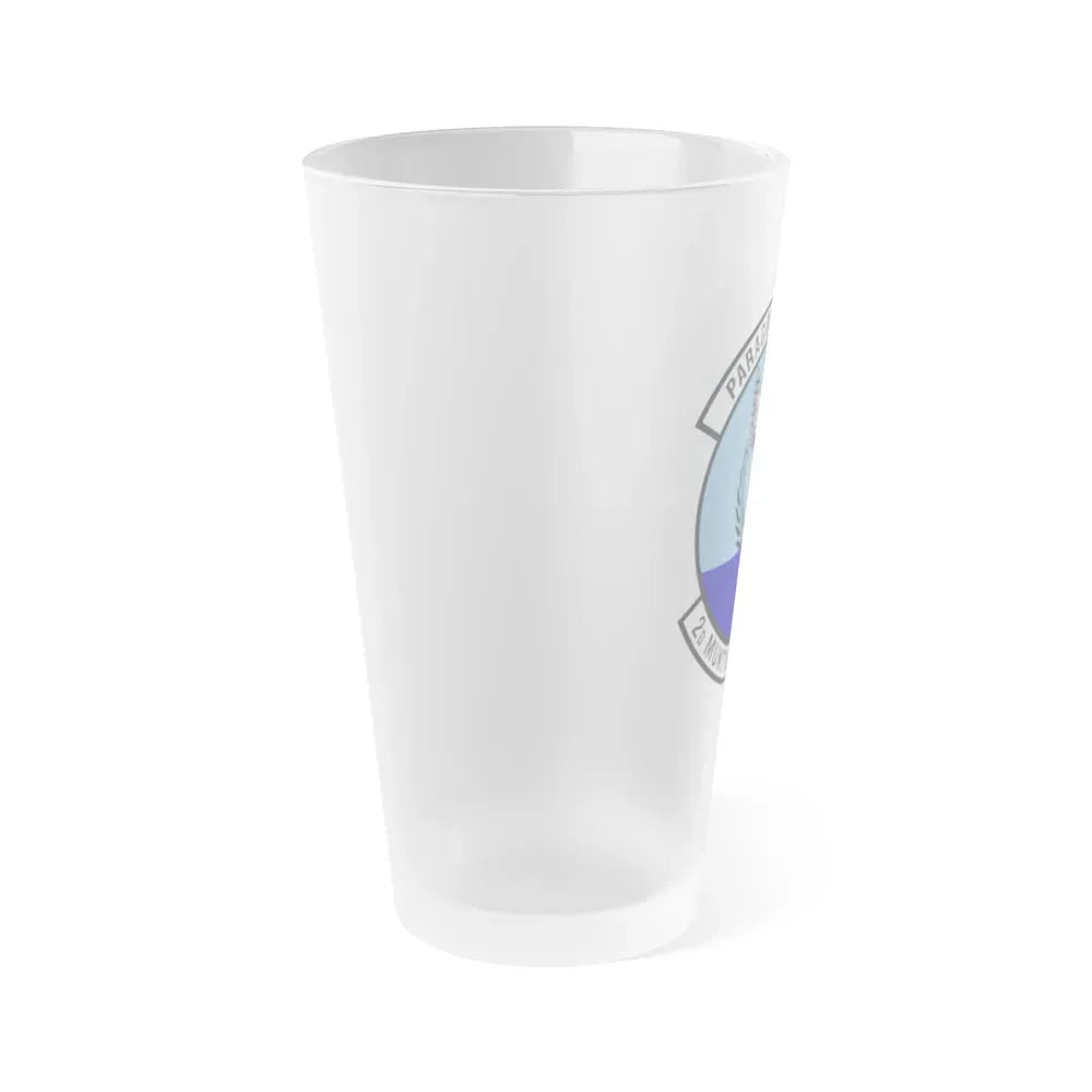 2d Munitions Squadron (U.S. Air Force) Frosted Pint Glass 16oz - Go Mug Yourself