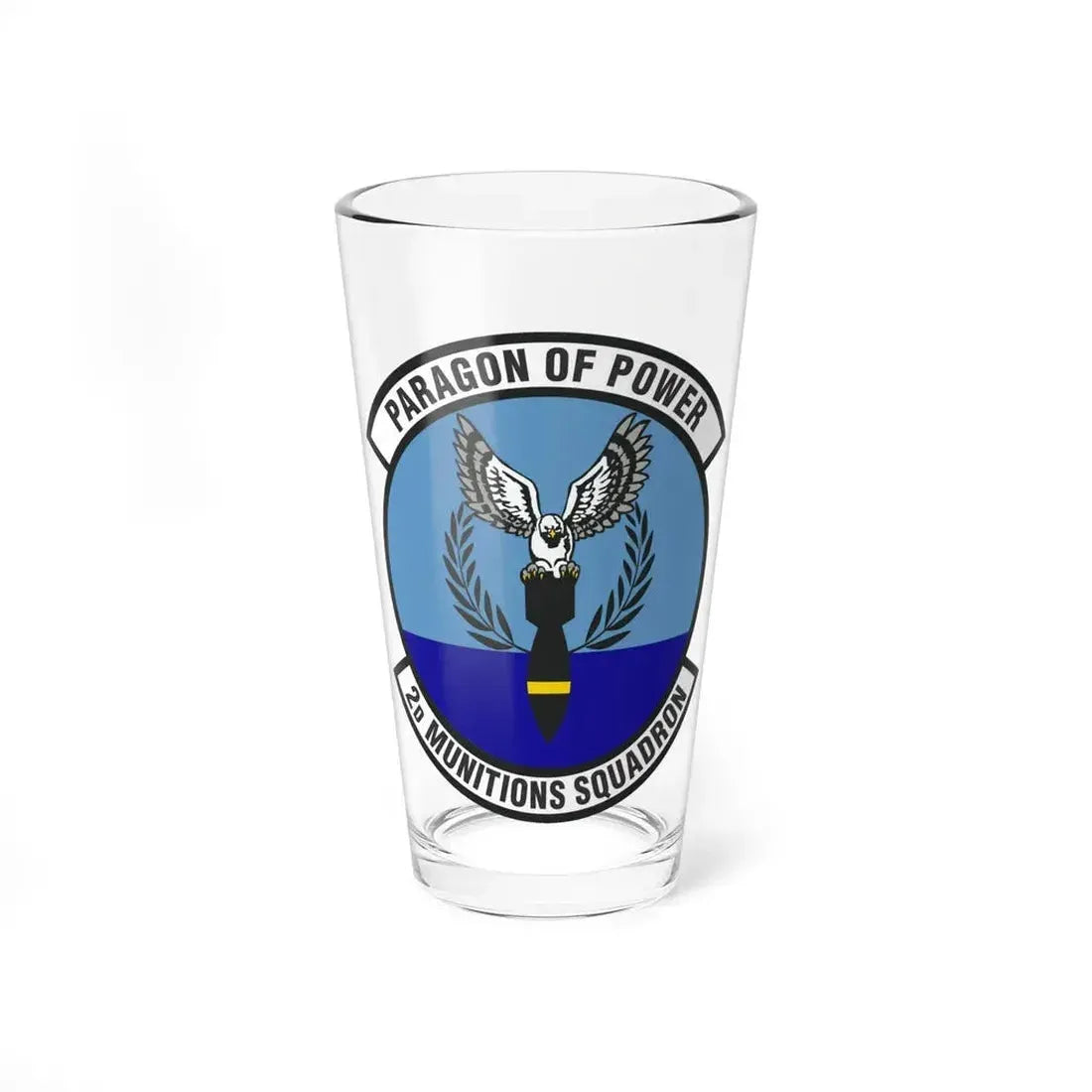 2d Munitions Squadron (U.S. Air Force) Pint Glass 16oz 16oz - Go Mug Yourself
