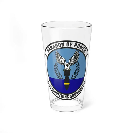 2d Munitions Squadron (U.S. Air Force) Pint Glass 16oz 16oz - Go Mug Yourself