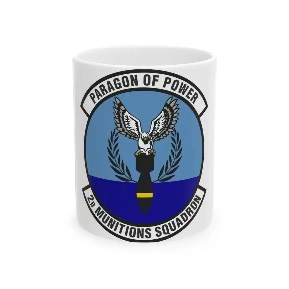 2d Munitions Squadron (U.S. Air Force) White Coffee Mug 11oz - Go Mug Yourself