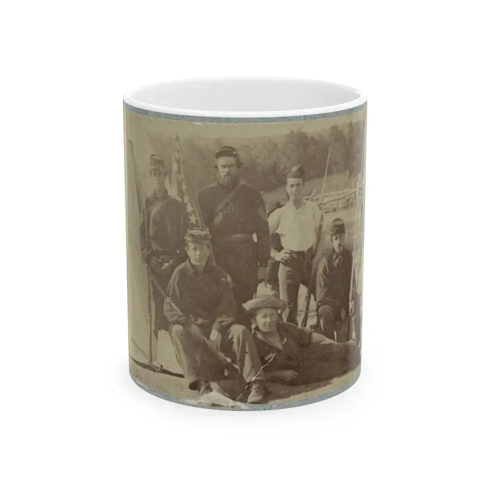 2d Rhode Island Infantry 001 (U.S. Civil War) White Coffee Mug 11oz - Go Mug Yourself