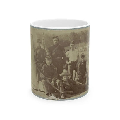 2d Rhode Island Infantry 001 (U.S. Civil War) White Coffee Mug 11oz - Go Mug Yourself