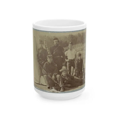 2d Rhode Island Infantry 001 (U.S. Civil War) White Coffee Mug 15oz - Go Mug Yourself