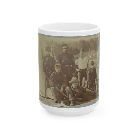 2d Rhode Island Infantry 001 (U.S. Civil War) White Coffee Mug 15oz - Go Mug Yourself