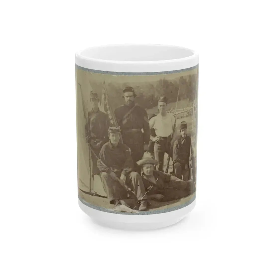 2d Rhode Island Infantry 001 (U.S. Civil War) White Coffee Mug 15oz - Go Mug Yourself