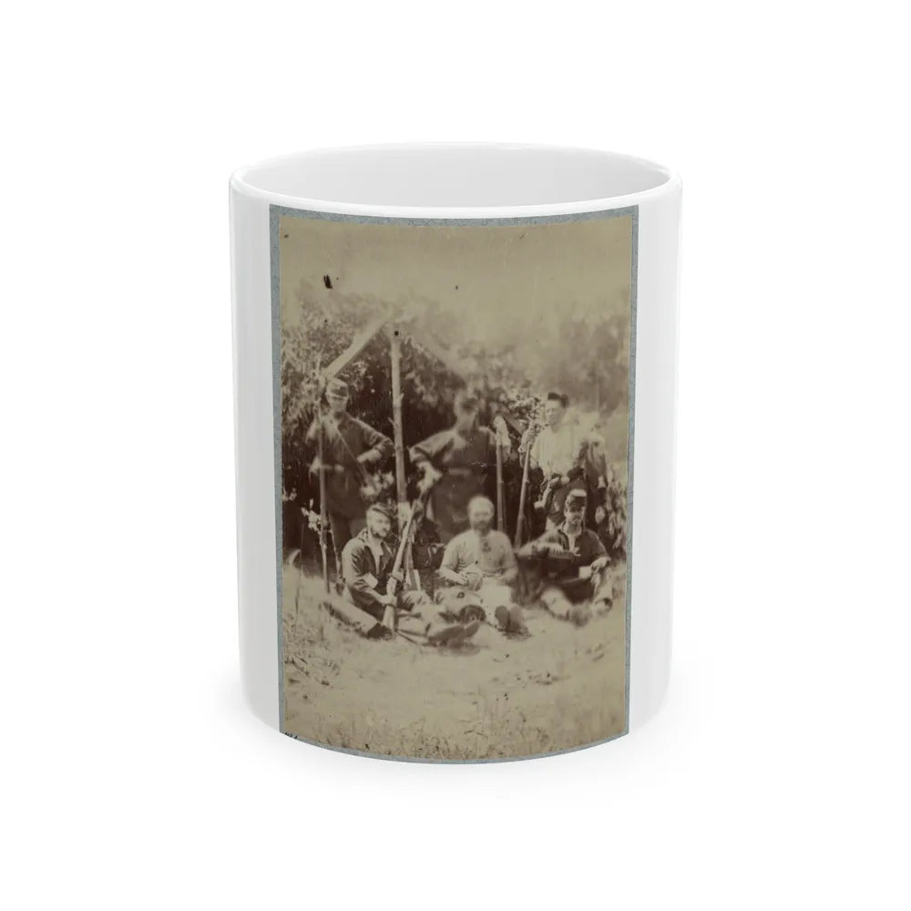 2d Rhode Island Infantry 004 (U.S. Civil War) White Coffee Mug-11oz-Go Mug Yourself