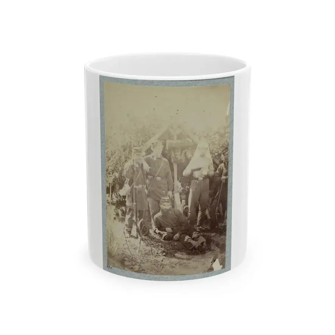 2d Rhode Island Infantry 012 (U.S. Civil War) White Coffee Mug 11oz - Go Mug Yourself