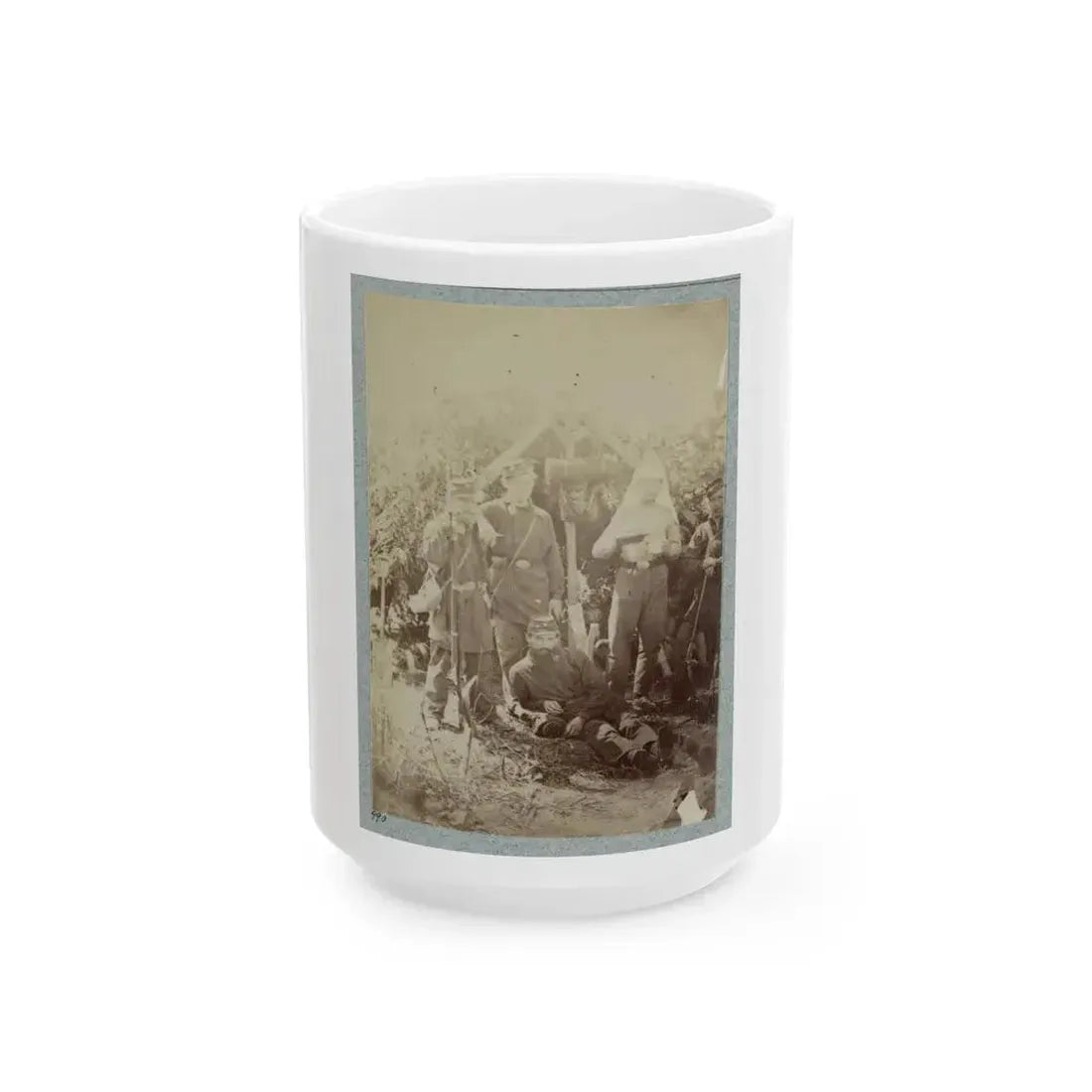 2d Rhode Island Infantry 012 (U.S. Civil War) White Coffee Mug 15oz - Go Mug Yourself