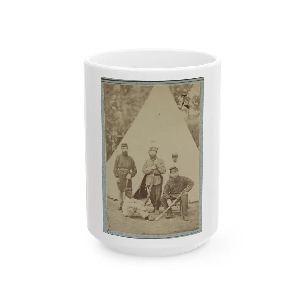 2d Rhode Island Infantry 024 (U.S. Civil War) White Coffee Mug-15oz-Go Mug Yourself