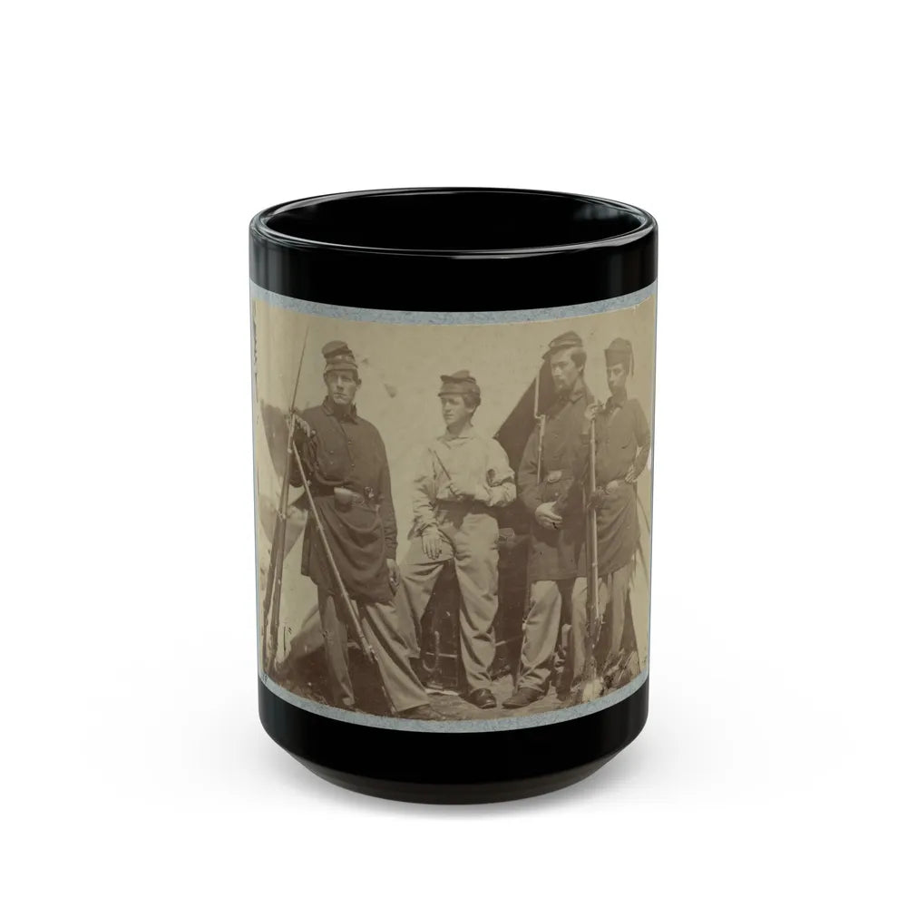 2d Rhode Island Infantry (U.S. Civil War) Black Coffee Mug-15oz-Go Mug Yourself