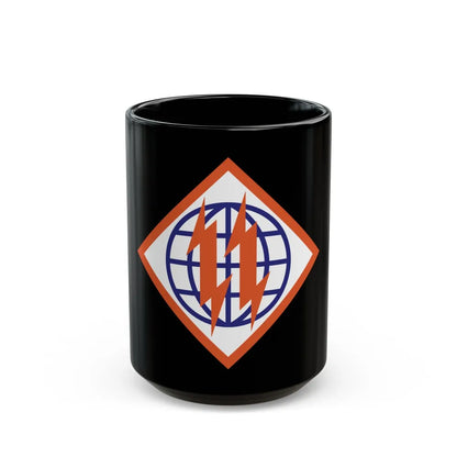 2d Signal Brigade (U.S. Army) Black Coffee Mug-15oz-Go Mug Yourself