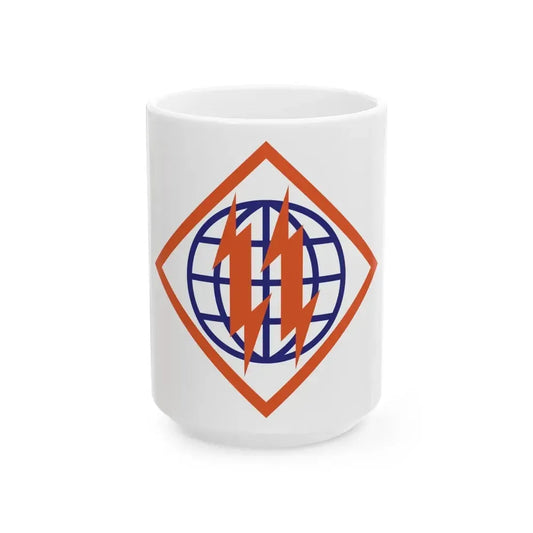 2d Signal Brigade (U.S. Army) White Coffee Mug 15oz - Go Mug Yourself