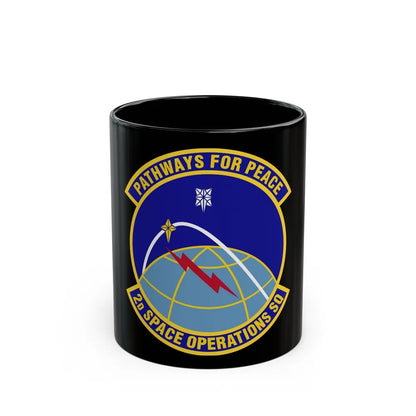 2d Space Operations Squadron (U.S. Air Force) Black Coffee Mug-11oz-Go Mug Yourself