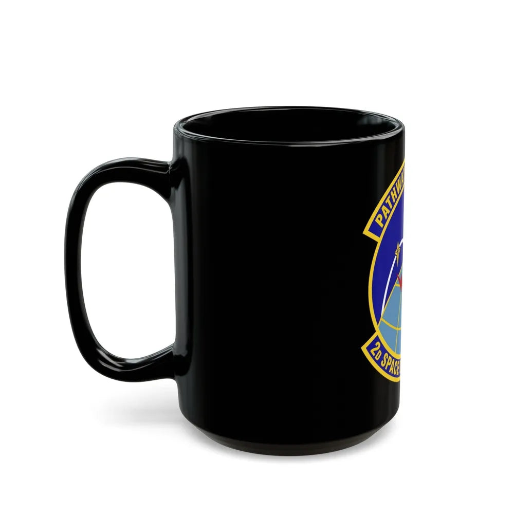 2d Space Operations Squadron (U.S. Air Force) Black Coffee Mug-Go Mug Yourself