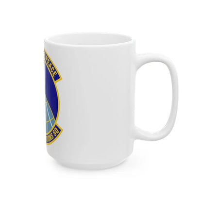 2d Space Operations Squadron (U.S. Air Force) White Coffee Mug-Go Mug Yourself