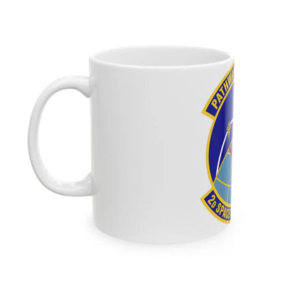 2d Space Operations Squadron (U.S. Air Force) White Coffee Mug-Go Mug Yourself