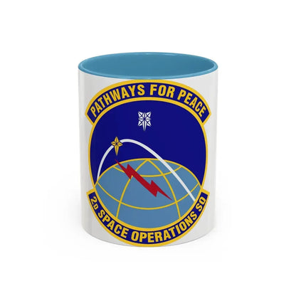 2d Space Operations Squadron (U.S. Air Force) Accent Coffee Mug - Go Mug Yourself