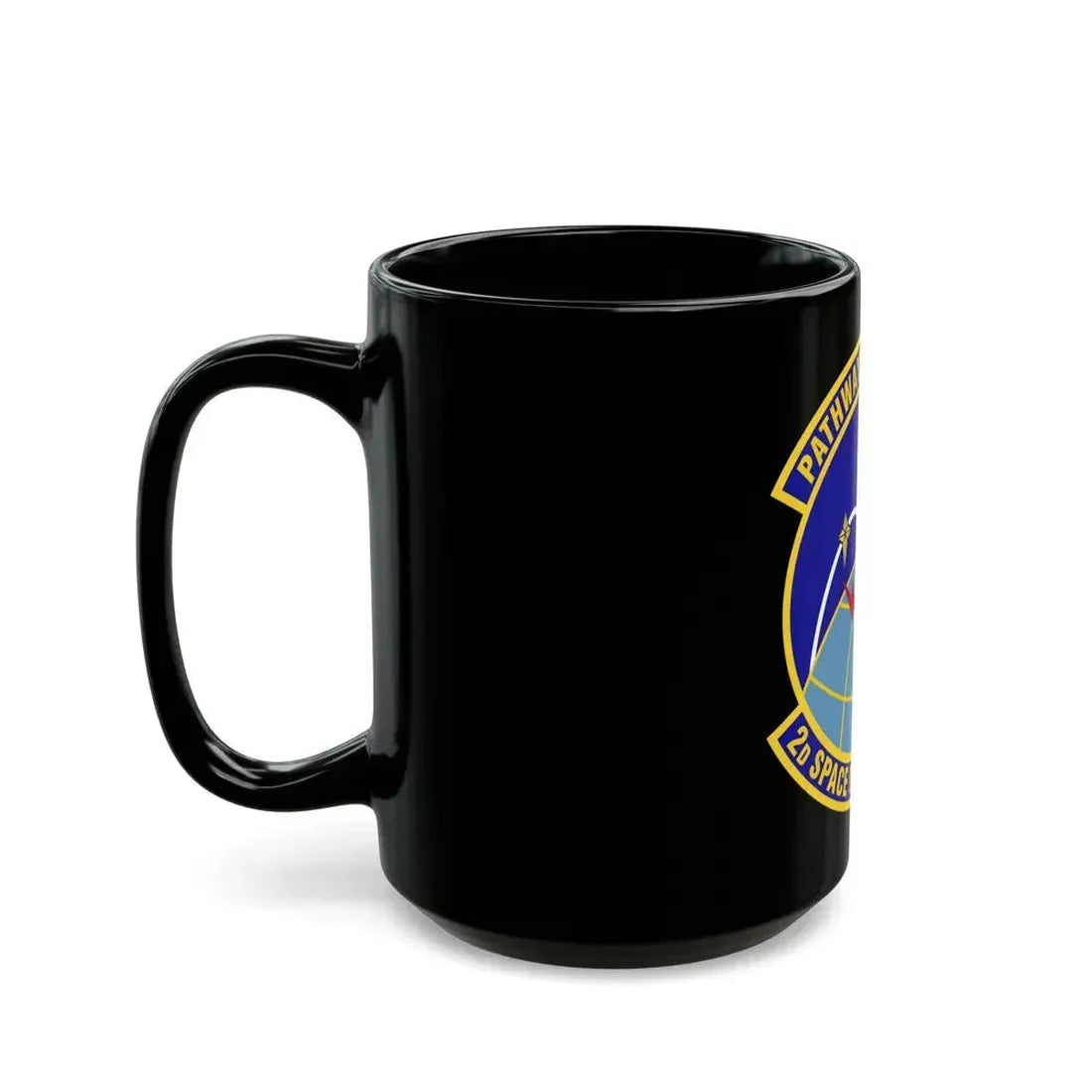 2d Space Operations Squadron (U.S. Air Force) Black Coffee Mug - Go Mug Yourself