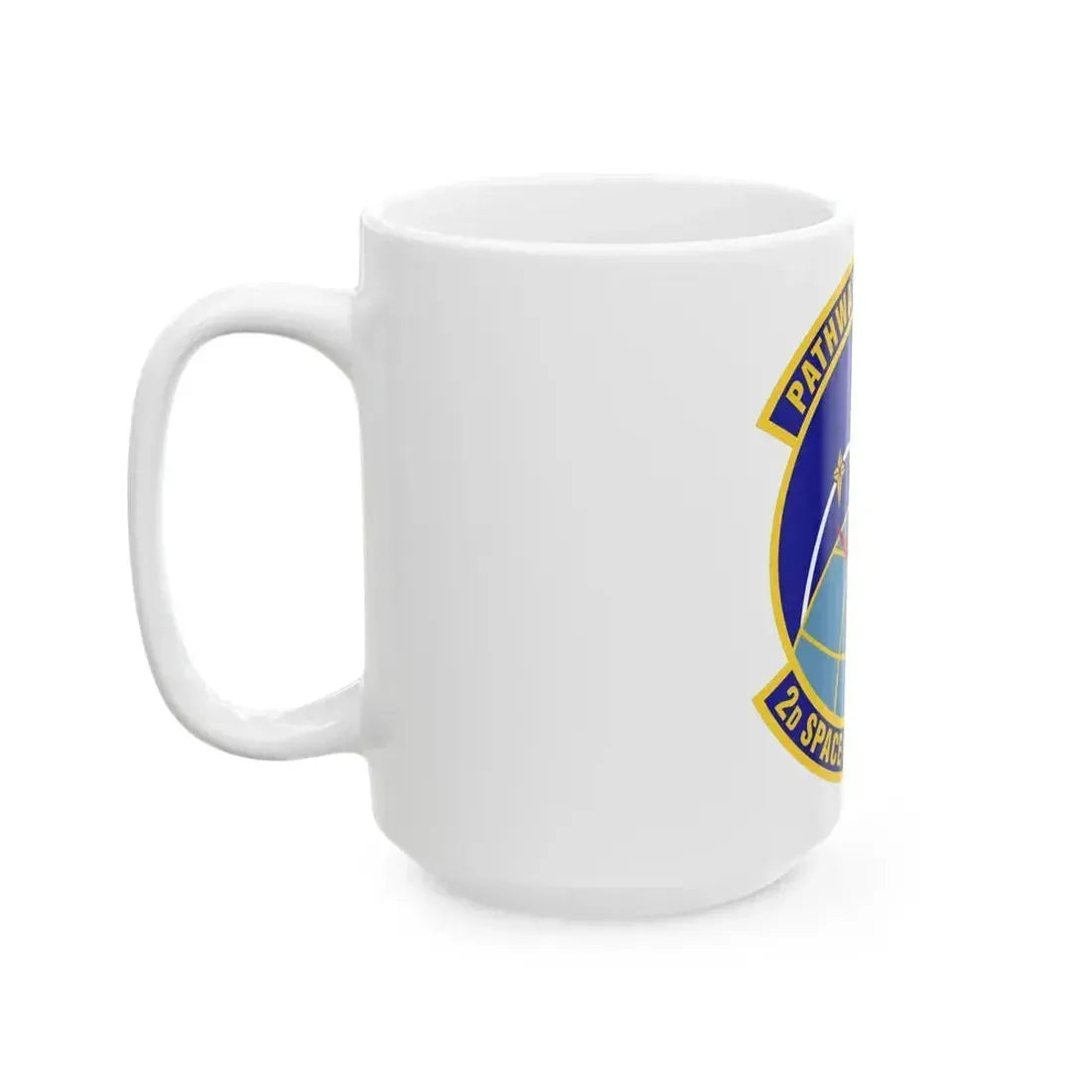 2d Space Operations Squadron (U.S. Air Force) White Coffee Mug - Go Mug Yourself