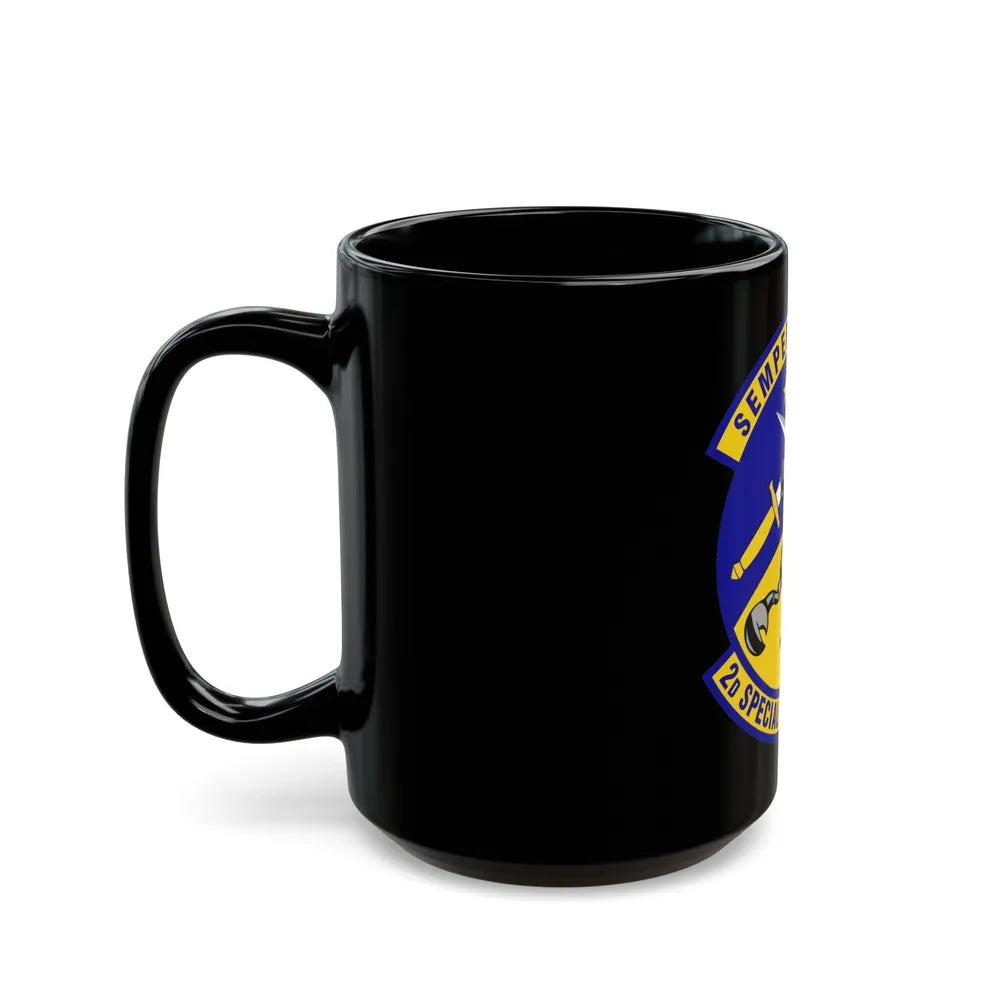 2d Special Operations Squadron (U.S. Air Force) Black Coffee Mug-Go Mug Yourself