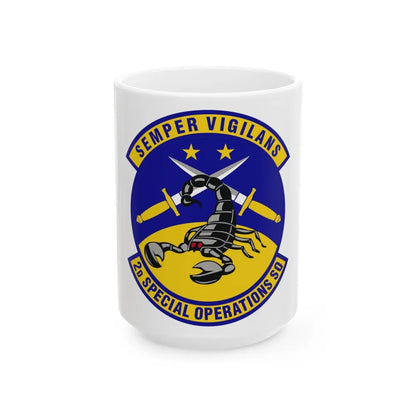 2d Special Operations Squadron (U.S. Air Force) White Coffee Mug-15oz-Go Mug Yourself