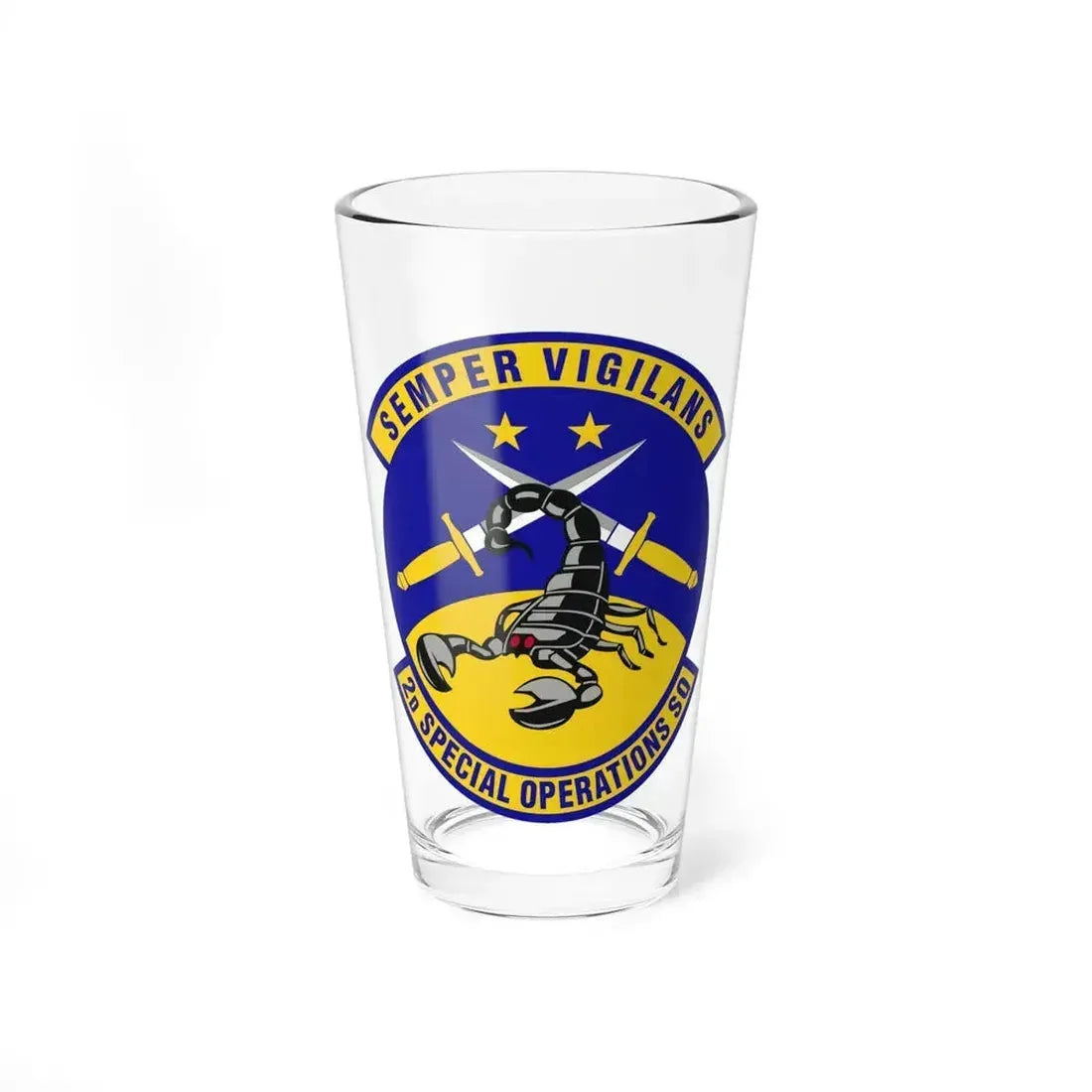 2d Special Operations Squadron (U.S. Air Force) Pint Glass 16oz 16oz - Go Mug Yourself
