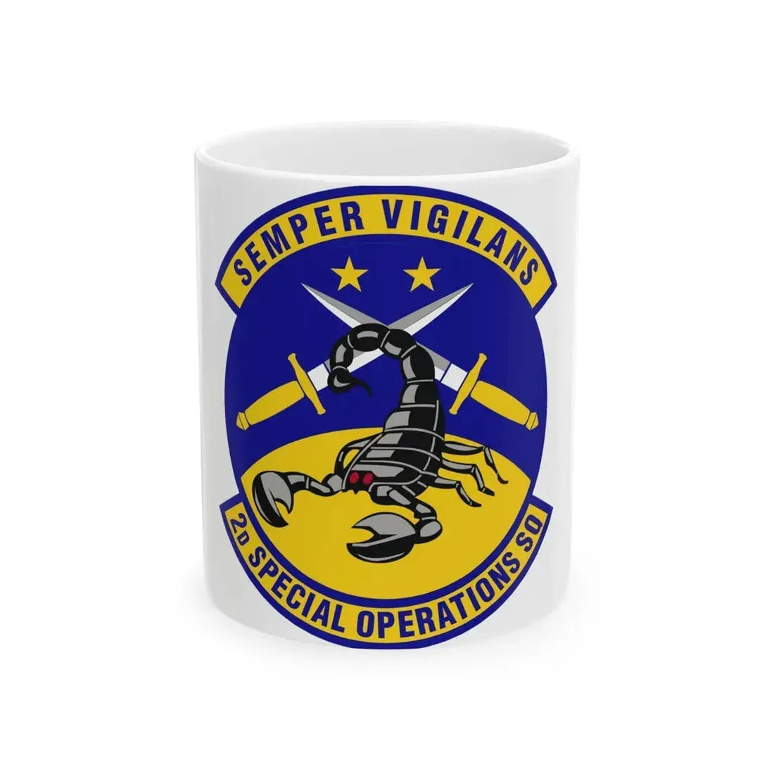 2d Special Operations Squadron (U.S. Air Force) White Coffee Mug 11oz - Go Mug Yourself