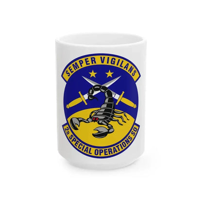 2d Special Operations Squadron (U.S. Air Force) White Coffee Mug 15oz - Go Mug Yourself