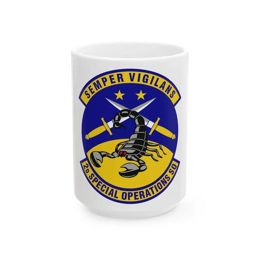 2d Special Operations Squadron (U.S. Air Force) White Coffee Mug 15oz - Go Mug Yourself