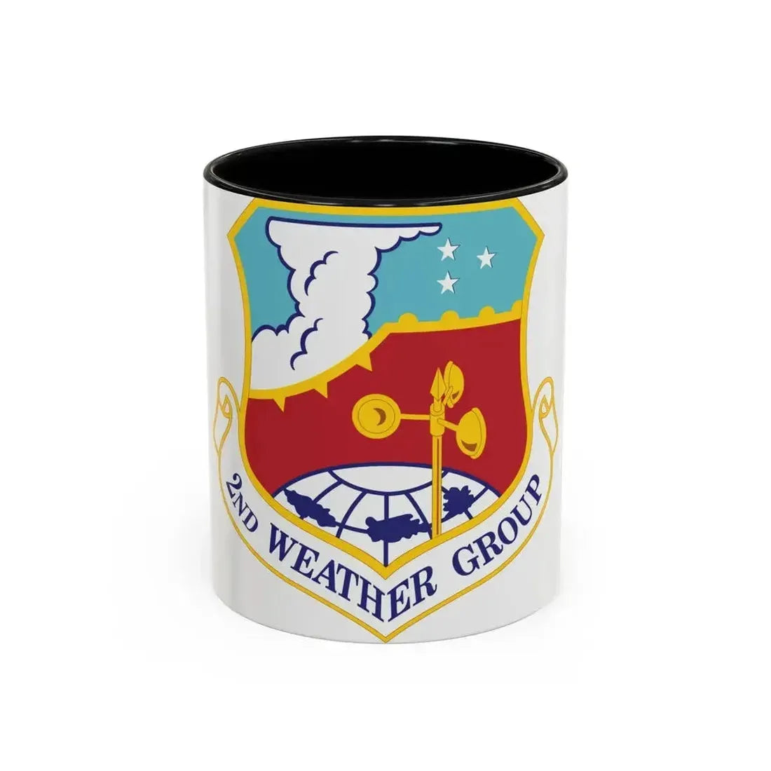 2d Weather Group (U.S. Air Force) Accent Coffee Mug 11oz Black - Go Mug Yourself