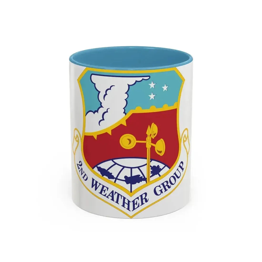 2d Weather Group (U.S. Air Force) Accent Coffee Mug 11oz Light Blue - Go Mug Yourself