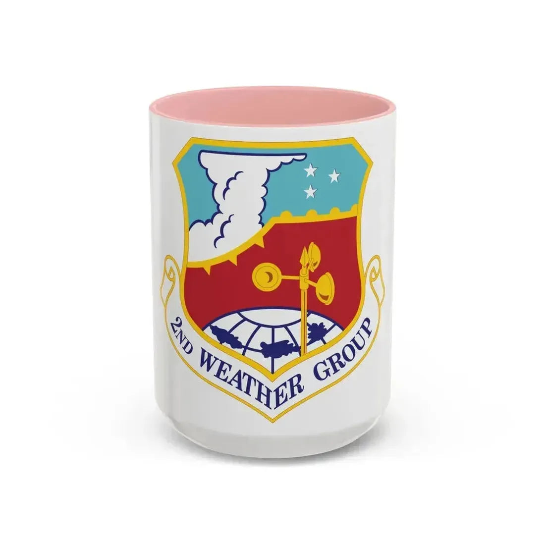 2d Weather Group (U.S. Air Force) Accent Coffee Mug 15oz Pink - Go Mug Yourself