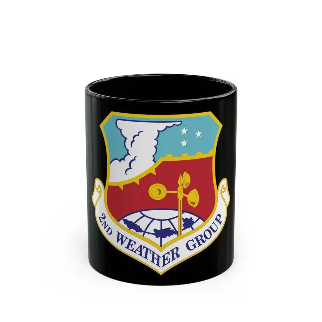 2d Weather Group (U.S. Air Force) Black Coffee Mug 11oz - Go Mug Yourself