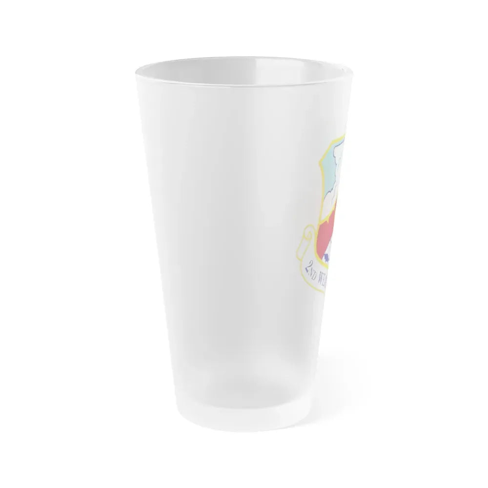 2d Weather Group (U.S. Air Force) Frosted Pint Glass 16oz - Go Mug Yourself