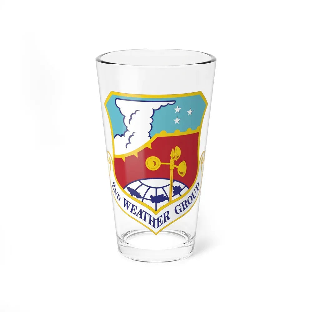 2d Weather Group (U.S. Air Force) Pint Glass 16oz 16oz - Go Mug Yourself
