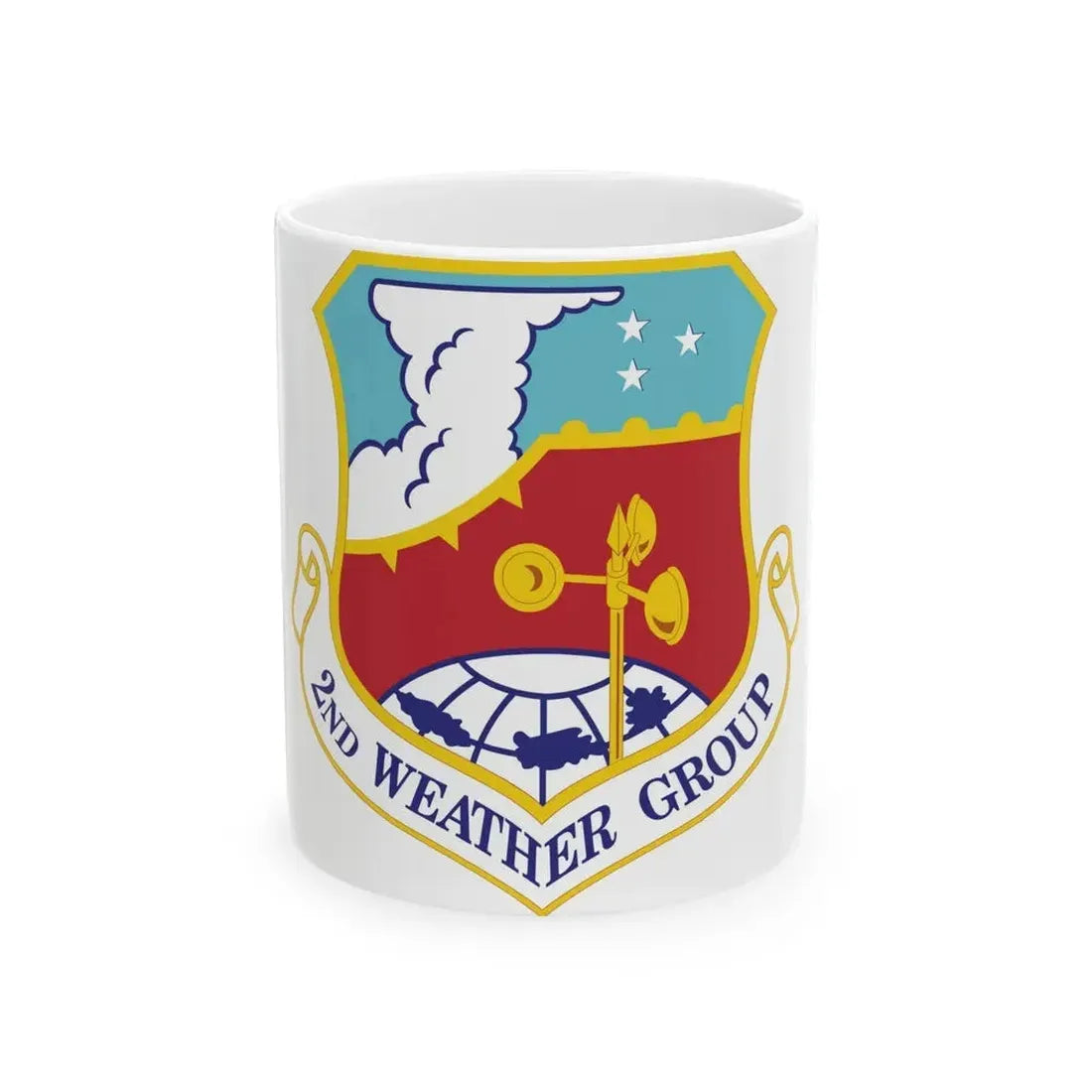 2d Weather Group (U.S. Air Force) White Coffee Mug 11oz - Go Mug Yourself