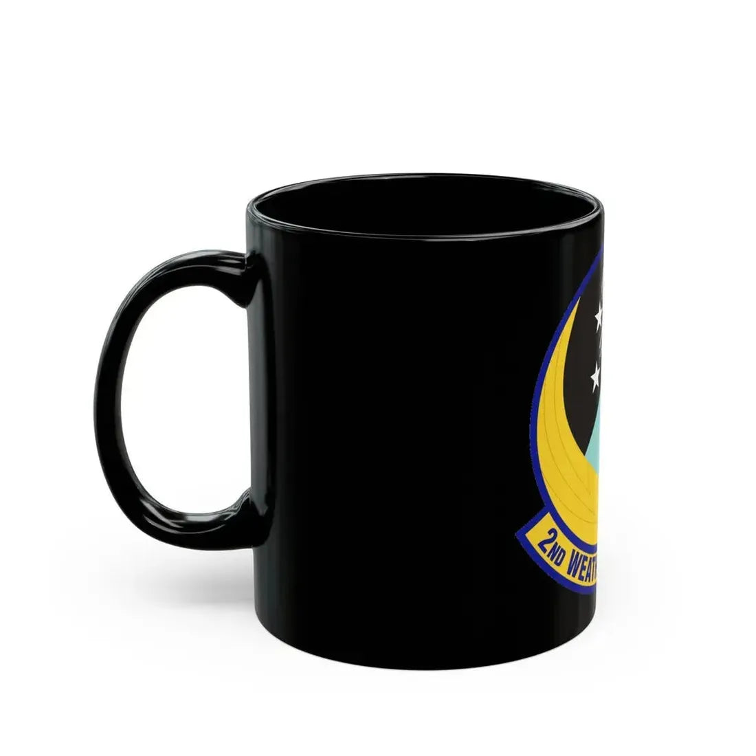 2d Weather Squadron (U.S. Air Force) Black Coffee Mug - Go Mug Yourself