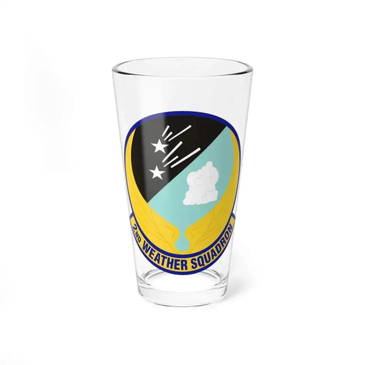 2d Weather Squadron (U.S. Air Force) Pint Glass 16oz 16oz - Go Mug Yourself
