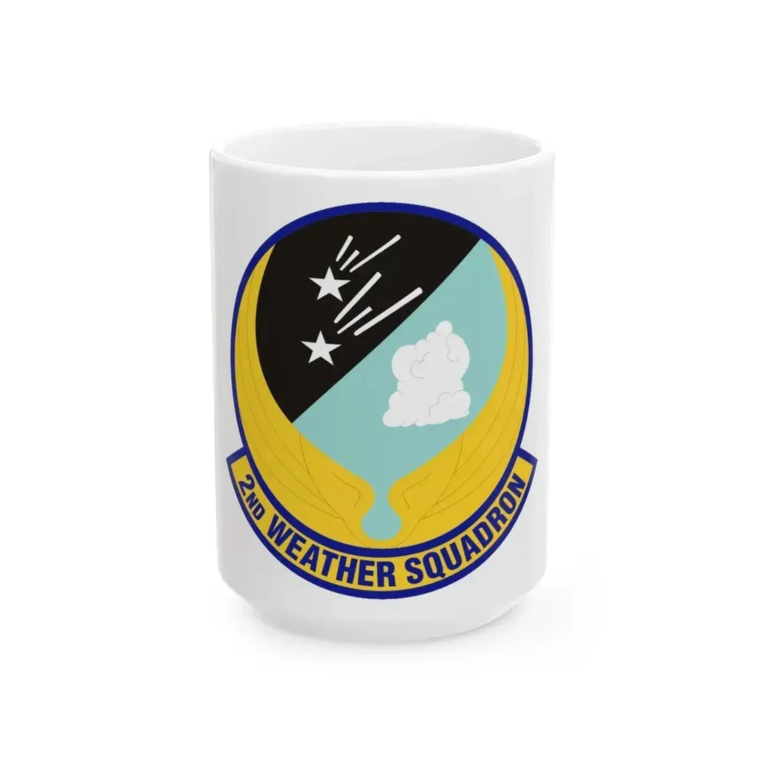 2d Weather Squadron (U.S. Air Force) White Coffee Mug 15oz - Go Mug Yourself