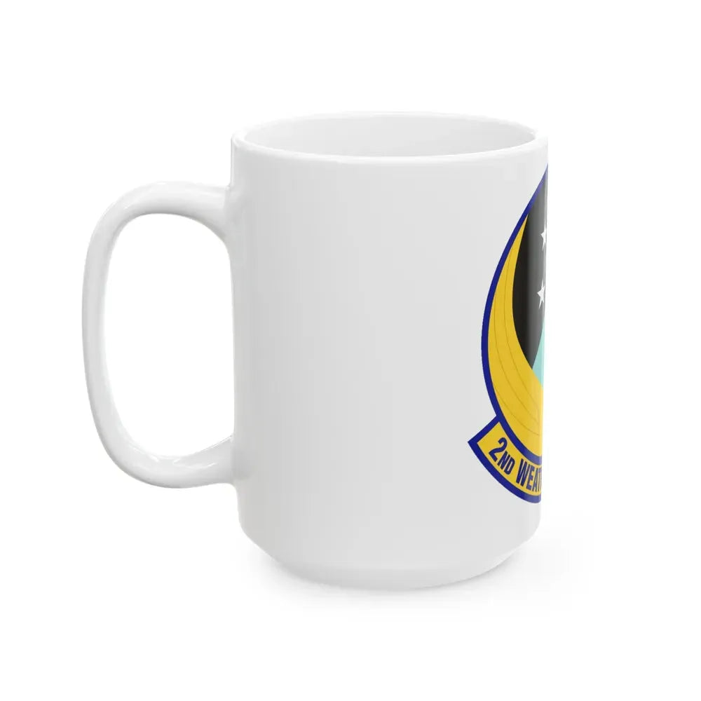 2d Weather Squadron (U.S. Air Force) White Coffee Mug - Go Mug Yourself