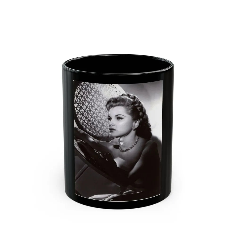 Debra Paget #177 (Vintage Female Icon) Black Coffee Mug-11oz-Go Mug Yourself