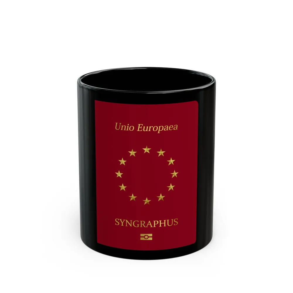 Europass - Black Coffee Mug-11oz-Go Mug Yourself