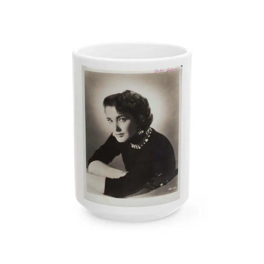 Julia Adams #200 (Vintage Female Icon) White Coffee Mug-15oz-Go Mug Yourself