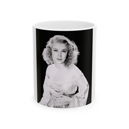 Fay Wray #15 (Vintage Female Icon) White Coffee Mug-11oz-Go Mug Yourself