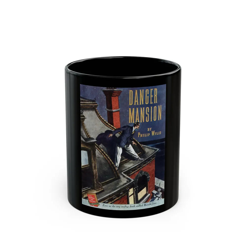 Danger Mansion (1), The American Magazine, December 1937 - Black Coffee Mug-11oz-Go Mug Yourself