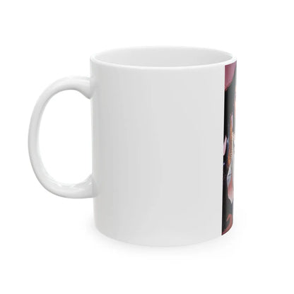 Valerie Leon #36 - See through top (Vintage Female Icon) White Coffee Mug-Go Mug Yourself