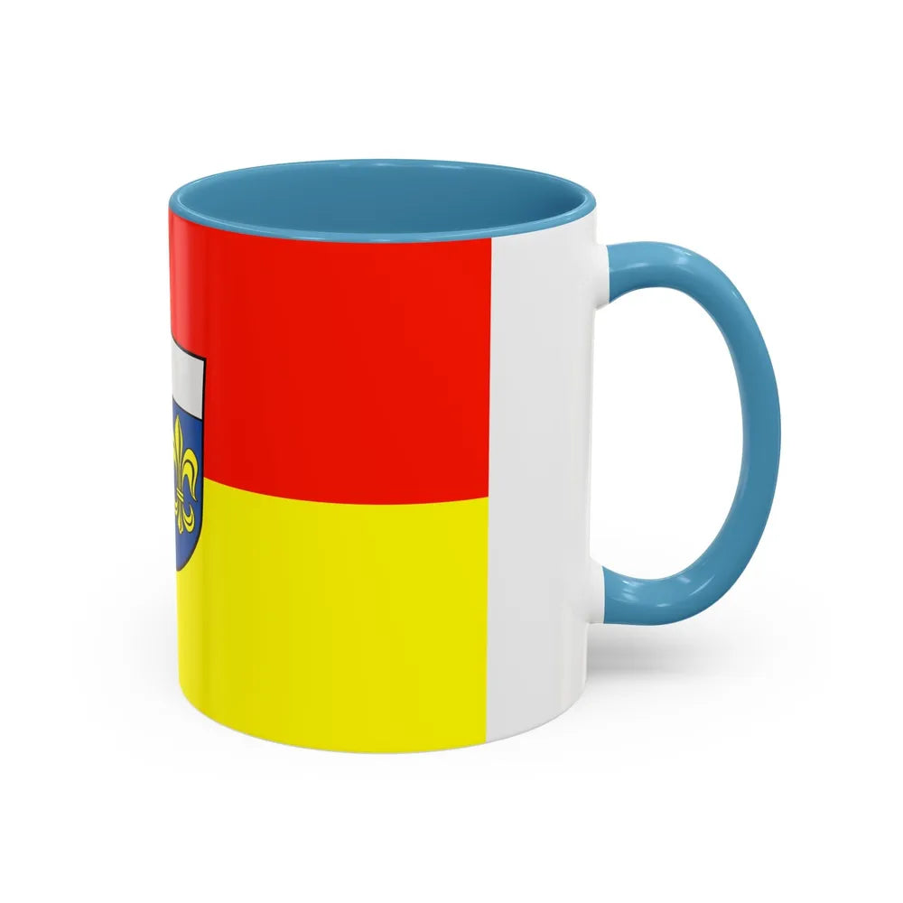 Flag of Augsburg Germany - Accent Coffee Mug-Go Mug Yourself